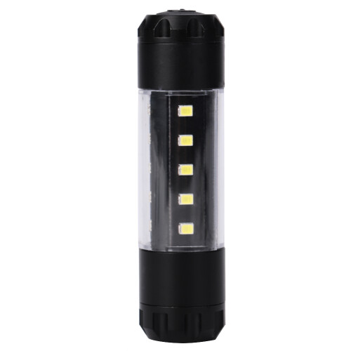 Επαναφορτιζόμενος φακός USB με 6 λειτουργίες φωτισμού, συμπεριλαμβανομένου του 1