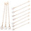 Metalen Nummer Decoratieve Hanger Ketting Wit 7
