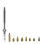 Heat Insert Nut Iron Tip Kit TS100 Soldering Iron Tip Insert Internal ThreadHead For TS101 PTS200 PTS201 for 3D Printer 1