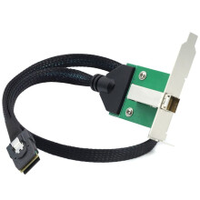 12G Externer -SAS-HD-SFF-8644-Buchse auf -SAS-SFF-8087-36P-Stecker-Datenserver-Kabeladapter