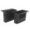 Impact Resistant Plastic Storage Bin ABS Stackable Design Clutter Free Organizer For Keys BPA-Free Material Easy Installation Standard Size 8