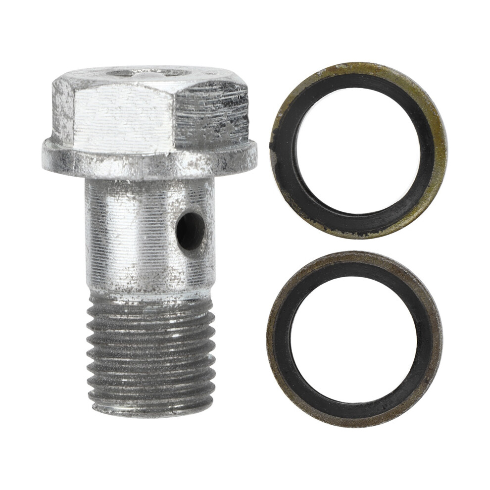 Rear Brake Caliper Vent Screw Banjo Bolt Stainless Steel Bleeder Screw Prevent Brake Fluid Leakage Metric Fittings Adapter Auto Part Fuel Line 9448483259965