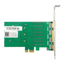 4 Port Network Card PCI Express X1 to RJ45 RTL8111H Chip 10/100/1000Mbps Gigabit Ethernet Lan Card for PC Desktop