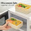Portable Bento Box with Tableware,Double-Layer Microwave Safe Lunch Box,Leak Proof Food Container for Students 3