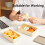 Portable Bento Box with Tableware,Double-Layer Microwave Safe Lunch Box,Leak Proof Food Container for Students 4