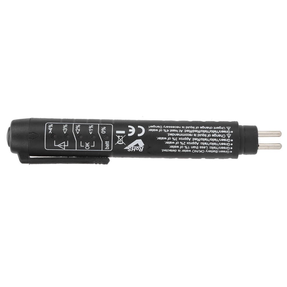 Quick Testing Function Brake Fluid Tester Pen With5led Indicators Auto Shutdown Support Lightweight Design Water Content Detection 9448483258517