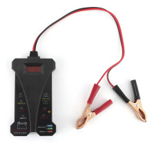 Diagnostický nástroj pro autobaterie a alternátory LCD displej Měřič napětí v reálném čase LED indikátor Zvukový alarm Detekce
