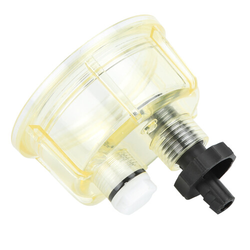 Fuel Water Separator for Diesel Engines, Spin On Filter Replacement with Durable Nylon Bowl and Quick Release Drain Plug 2