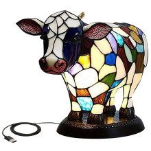 Table Lamp, Animal Table Lamp, Bedside Table Lamp with USB A+C , Bedside Lamp for Living Room Bedroom,B