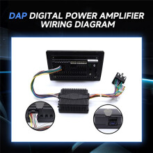 Auto-Audioversterker 9-16V DAP-Geluidsequalizer DSP-Versterkerbox HiFi-Geluid DAP-Chip DAP-Geluidsprocessor voor Autoradio