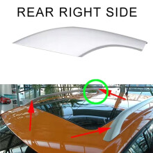 4 Stück Auto-Dachgepäckträger-Endabdeckungskappe für 2007-2011