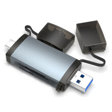 Adattatore per Lettore di Schede USB-C USB3.0 Lettore di Schede di Memoria SD4.0+TF4.0 Adattatore OTG Accessori per Trasmissione Ad Alta Velocità