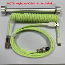 Coiled Cable Protection Rod Coiled Keyboard Cable Weight Fixed Rod Reel Stick Flexible Cable Organizer Winder