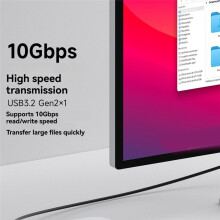 Aluminum Stand Hub with NVMe SSD Enclosure for M4/M4 Pro 2024 Card Readers USB3.210Gbps USB 2.0