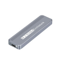 Gabinete SSD M.2 NVME de 20 Gbps USB 3.2 GEN 2X2 Tipo C, Gabinete Externo para 2230/2242/2260/2280 M/B + Chave M