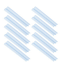 10 Stück Kunststoff-Formathebersysteme 19 mm, 150 Blatt Kapazität, Hellblau