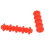 Rubber Bow String Shock Absorber for Compound Bow 38x9mm Red 1