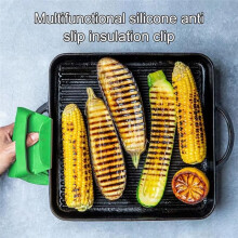 Pinza de Silicona Multifuncional para Cocinar y Hornear: Antiescaldaduras, Antideslizante y con Aislamiento Térmico para Cortar Verduras de Forma
