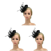 3Pcs Flower Headband Decor Wedding Hair Hoop Headdress