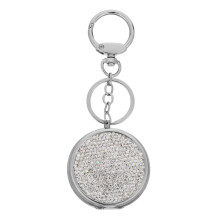 Silver Outdoor Pill Holder Portable Mini Pill Case with Keychain