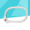 Hoop Broderie ABS Beige Élastique Pour Tissu Lin Coton 4