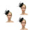 3Stk Hochzeit Kopfschmuck Federn 6