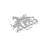 Broche Argentée Bijou Feng Shui Chance 2