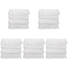 Weiße DIY Quastenborte Fransenband Vorhang Verzierung Polyester