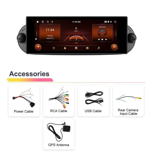 Rádio Automotivo Android 2G+64G de 6,86 Polegadas para  Beetle 2006-2010 Multimídia MP5 Player Carplay Navi  WIFI 2