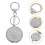 Silver Outdoor Pill Holder Portable Mini Pill Case with Keychain 10