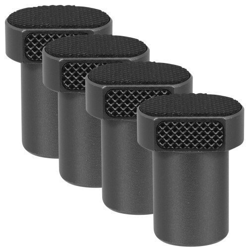 20Pcs Black Positioning Workbench Pegs Durable Aluminum Planing Plugs 2