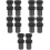 20Pcs Black Positioning Workbench Pegs Durable Aluminum Planing Plugs 8