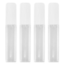 12Pcs White Lip Gloss Tubes Plastic Subpackaging Bottles for Lip Balm