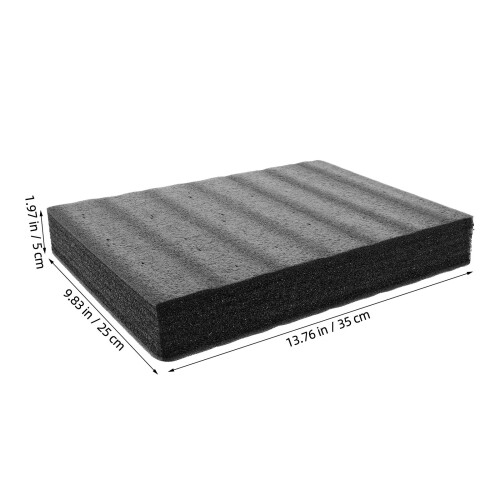 2St Zwarte Foam Padding Sheets Schuim Verpakkingsbescherming 2