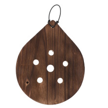 Wooden Fern Plant Mounting Board Brown for Hanging Wall Planter