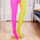 Damen Seidenstrümpfe Candy Color Rot Elastisch Im 7