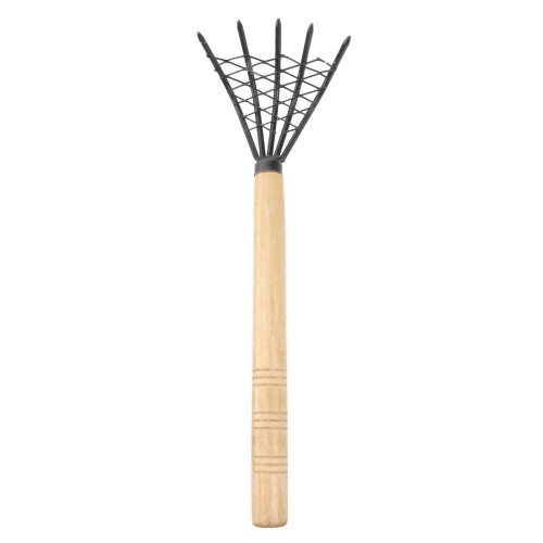 3Pièces De Noir Acier Inoxydable Manche Bois Antidérapant