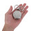 Silver Portable Pill Keychain Durable Metal Pocket Pill Organizer 4