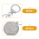 Silver Portable Pill Keychain Durable Metal Pocket Pill Organizer 7