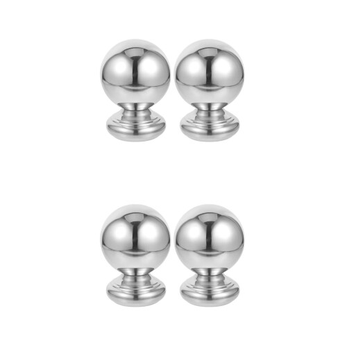 4Pièces Embouts Boules Pour Rampe Acier Inox Décoration