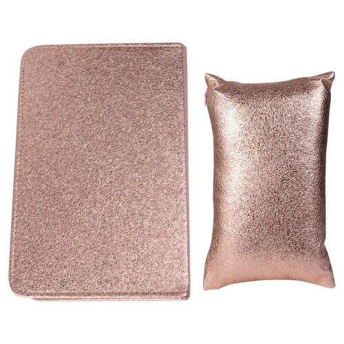 2St Gouden Handkussen PU Inklapbaar Nagelstudio Armsteun