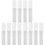 12Pcs White Lip Gloss Tubes Plastic Subpackaging Bottles for Lip Balm 2