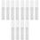 12Pcs White Lip Gloss Tubes Plastic Subpackaging Bottles for Lip Balm 3