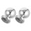 4Pièces Embouts Boules Pour Rampe Acier Inox Décoration 2