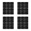 48Sets Black Wall Fasteners and False Cabinet Front Clips for Home Use 5