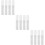 12Pcs White Lip Gloss Tubes Plastic Subpackaging Bottles for Lip Balm 8