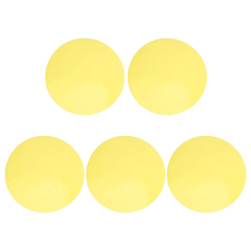 5Pcs Yellow Pet Color Changing Diffuser Film Sheets for Home Lighting