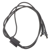 1Câble Chargeur Noir En Caoutchouc Pour Fer À Friser Compatible