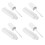 12Pcs White Lip Gloss Tubes Plastic Subpackaging Bottles for Lip Balm 10