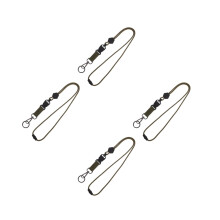 4St Groene Id Lanyards Verstelbaar Met Metalen Clip Voor Badges